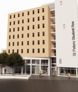 Purpose-built student accommodation development in Observatory, Cape Town